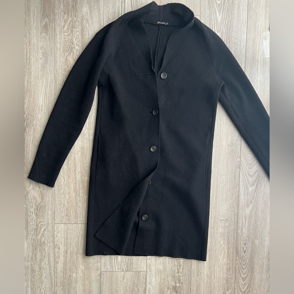 J. McLaughlin 100% Wool Duster Cardigan size S